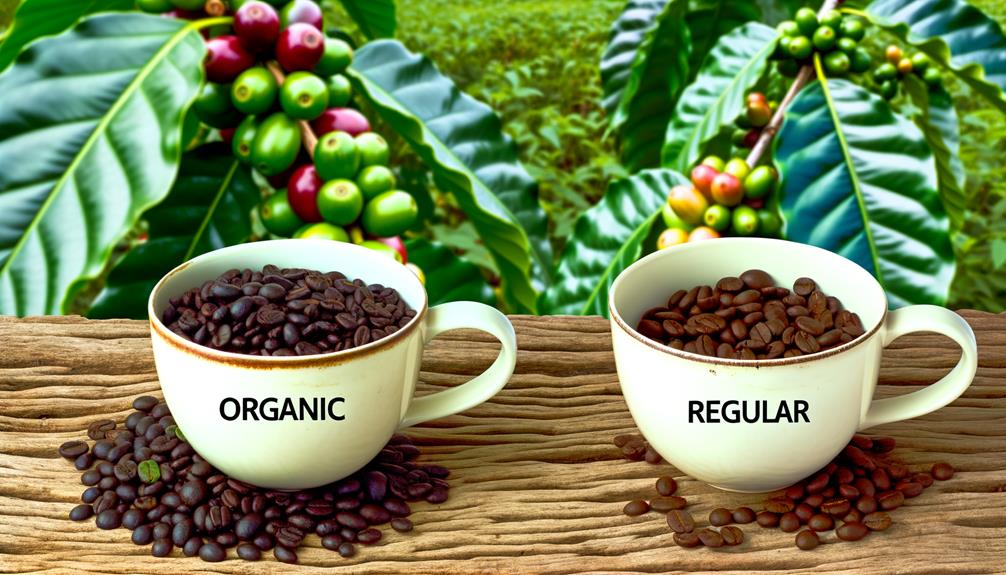 coffee quality organic vs conventional